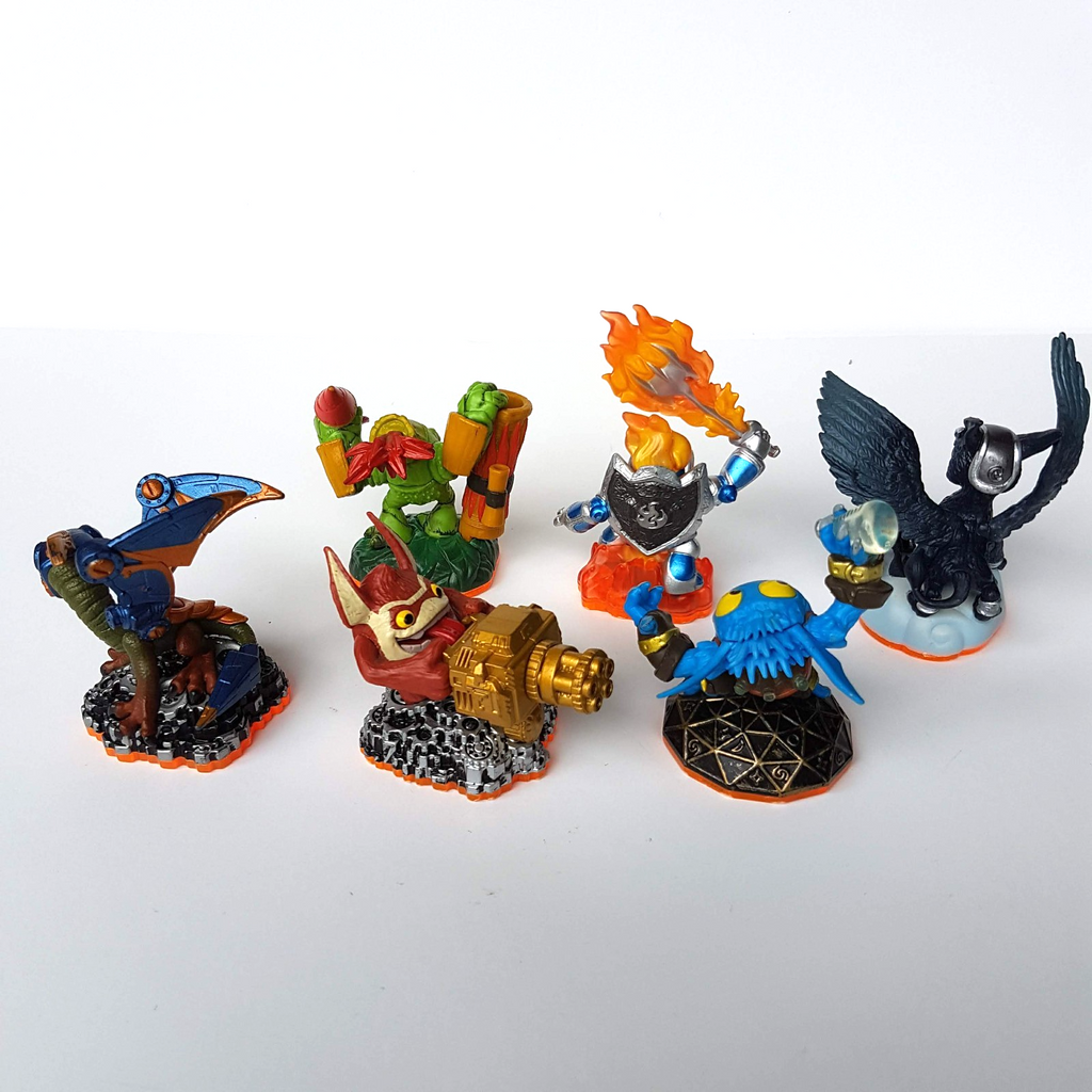 Skylanders GIANTS LOT Drobot LightCore Ignitor Sonic Boom Pop Fizz Zook Trigger7