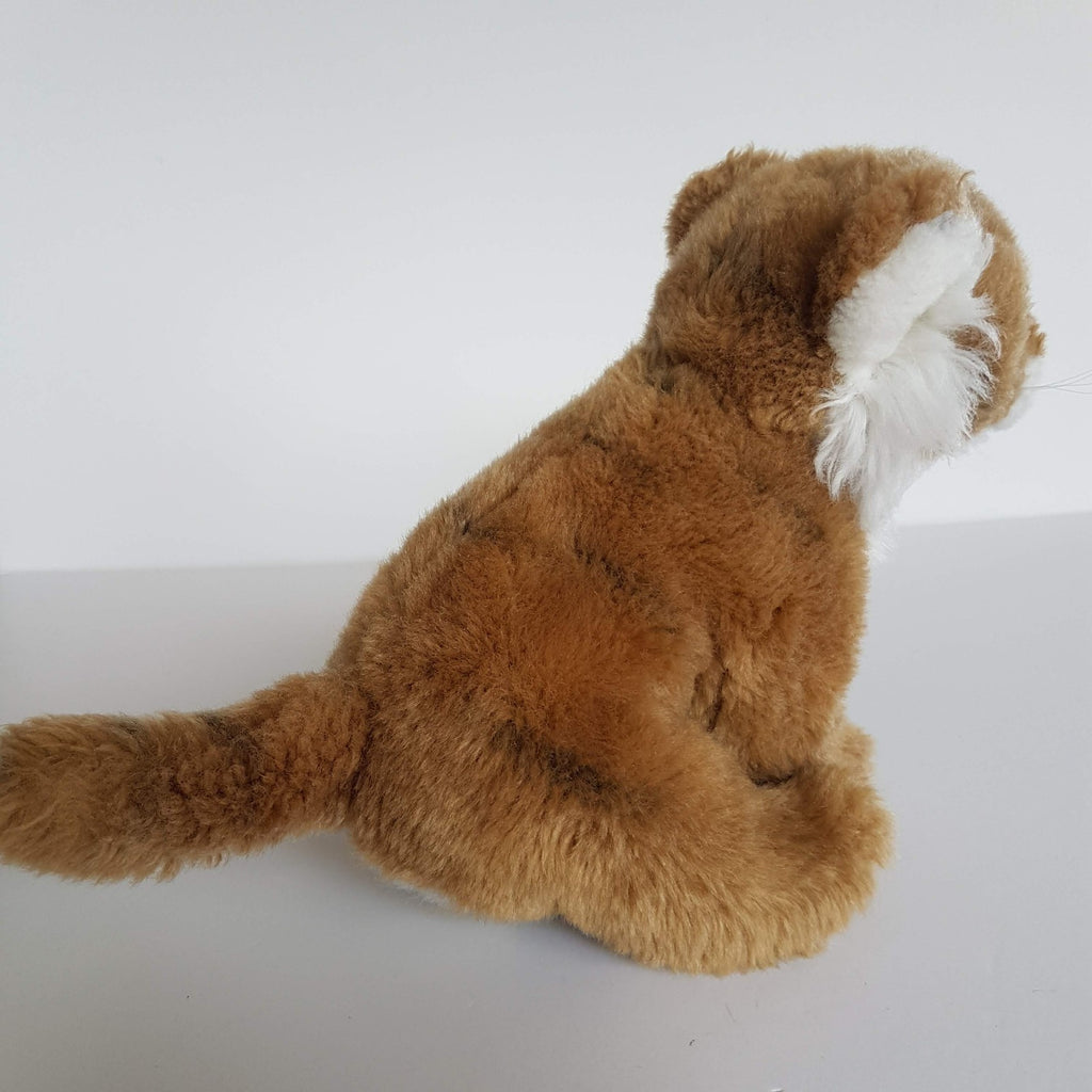 WWF Vintage TIGER WILD CAT Plush 1986 Soft Toy Stuffed Animal 18cm Safari Jungle5