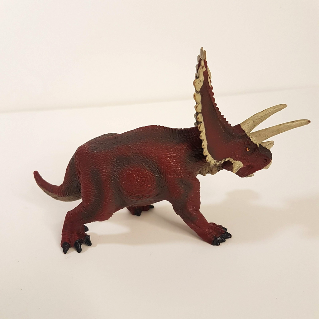 Generic Brand VINYL DINOSAUR LOT Triceratops Stegosuarus Action Figure Toy7