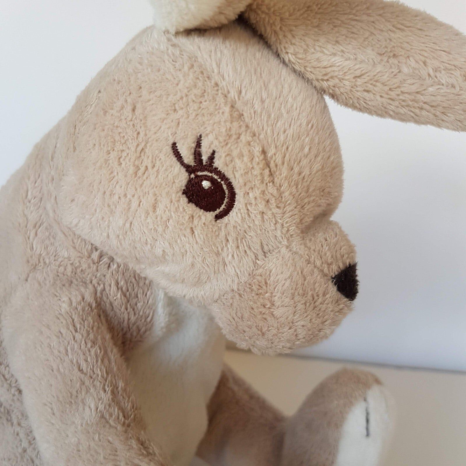 Ikea GOSIG KANIN Bunny Rabbit Grey Sitting Plush Stuffed Animal 21cm Soft Toy1