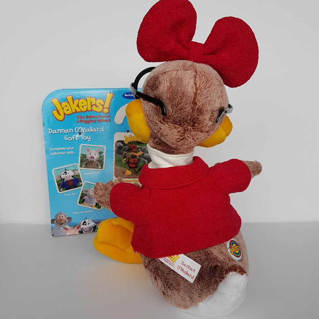 RARE LARGER SIZE Jakers! 39cm Adventures of Piggley Winks DANNAN O'MALLARD Duck7