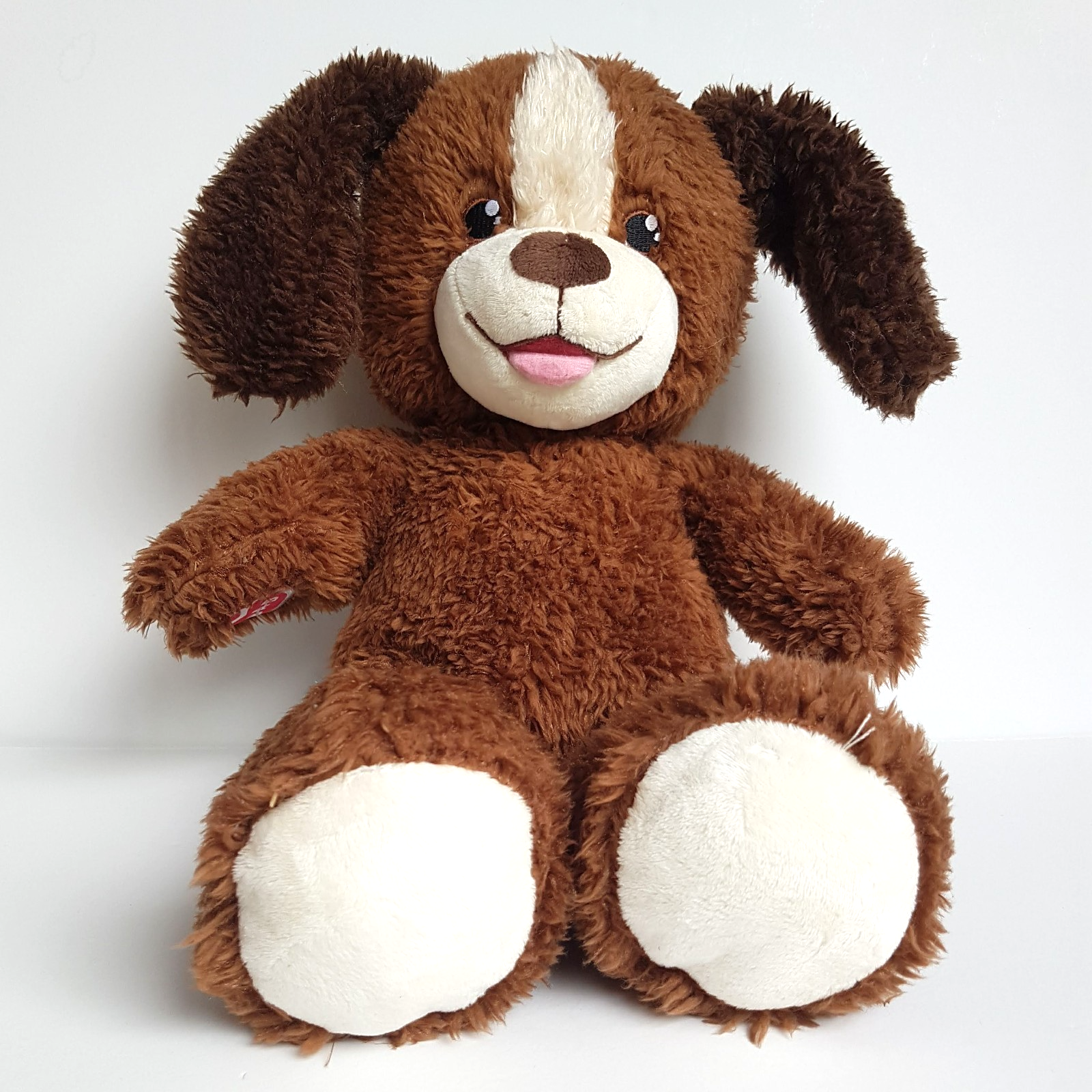 Build A Bear BROWN DOG Plush 43cm BAB Soft Toy Stuffed Animal Cuddly Pet Cute3
