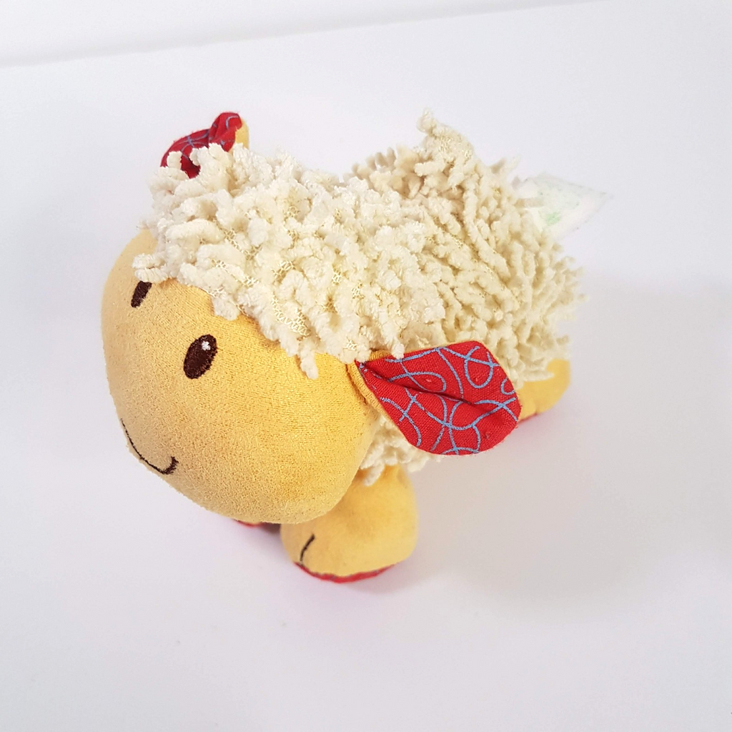 Blossom Farm LAMB BABY RATTLE Chamois Activity Toy Stuffed Animal Soft Toy ELC3