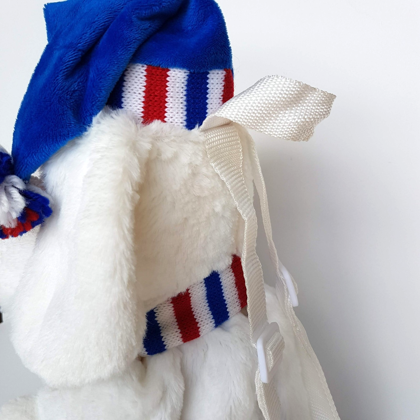 AFL WESTERN BULLDOGS Football Backpack Plush Dog Kids Bag Footy Merchandise Toy8