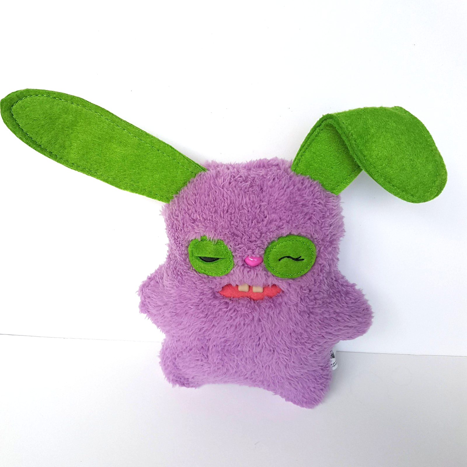 Fuggler LIMITED EDITION RABID RABBIT Funny Ugly Monster Plush Toy Rare Purple3