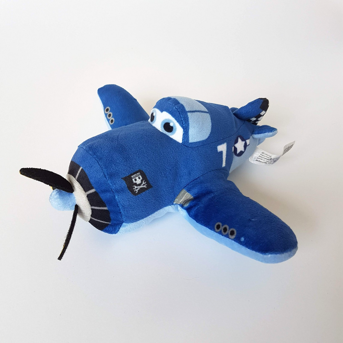 Disney Pixar Planes SKIPPER RILEY Small Plane Plush 19cm long Aeroplane Soft Toy0