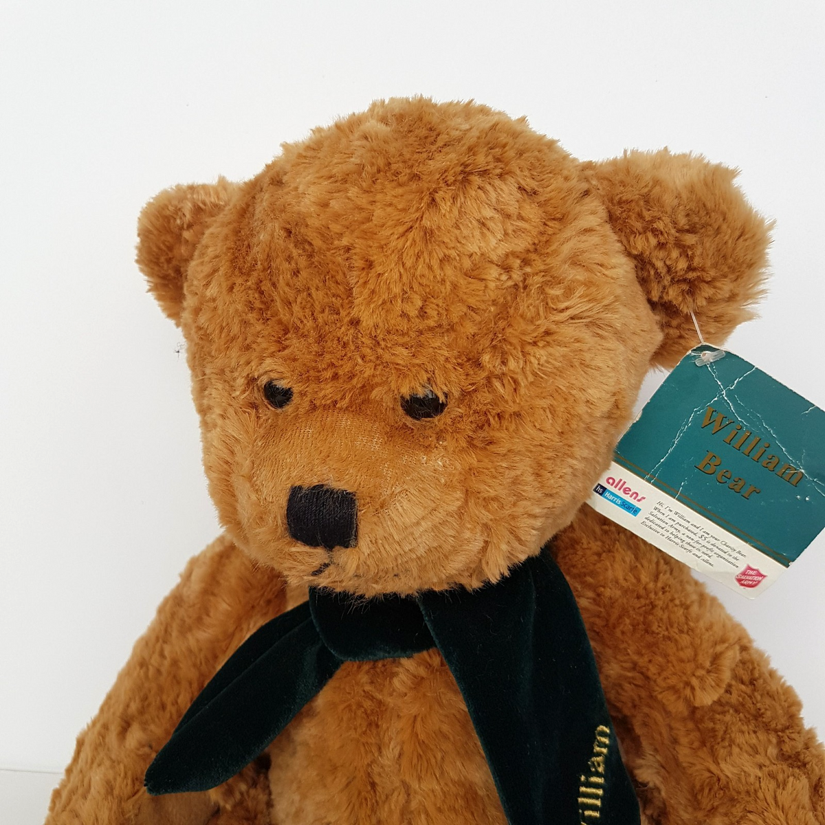 Russ Salvation Army WILLIAM TEDDY BEAR 36cm Plush Soft Toy Stuffed Animal TAGS1
