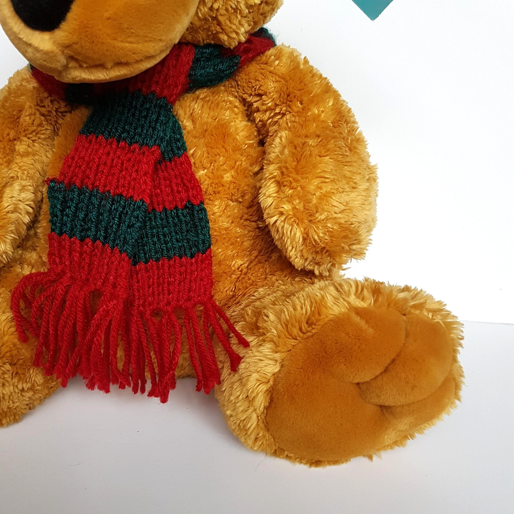 Myer Grace Brothers CHRISTMAS BEAR Plush Teddy Bear 35cm VINTAGE Stuffed Animal5