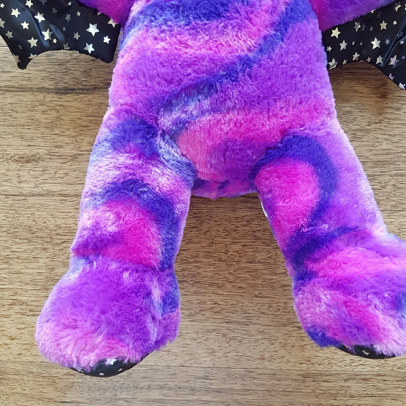 Build A Bear VAMPIRE BAT Plush STARRY NIGHT Purple Blue Stars Stuffed Animal Toy3