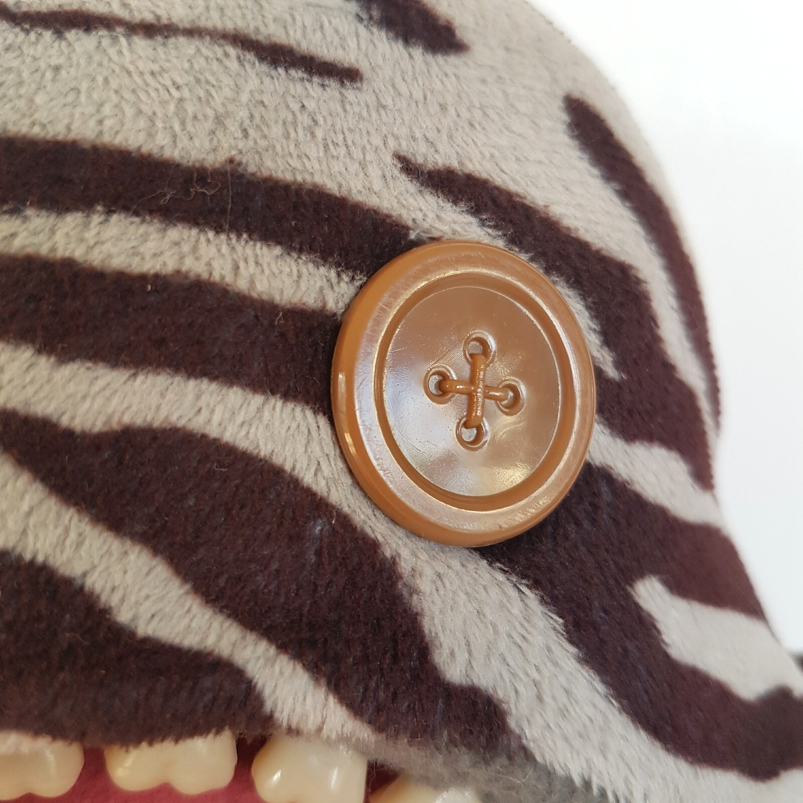 Fuggler OOGAH BOOGAH ZEBRA Funny Ugly Monster Plush Tongue Teeth Stripe Scary4