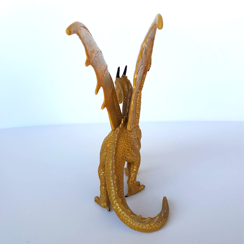 Mojo GOLD DRAGON Action Figure Vinyl Fantasy Mythical 15cm 2014 Medieval Monster4