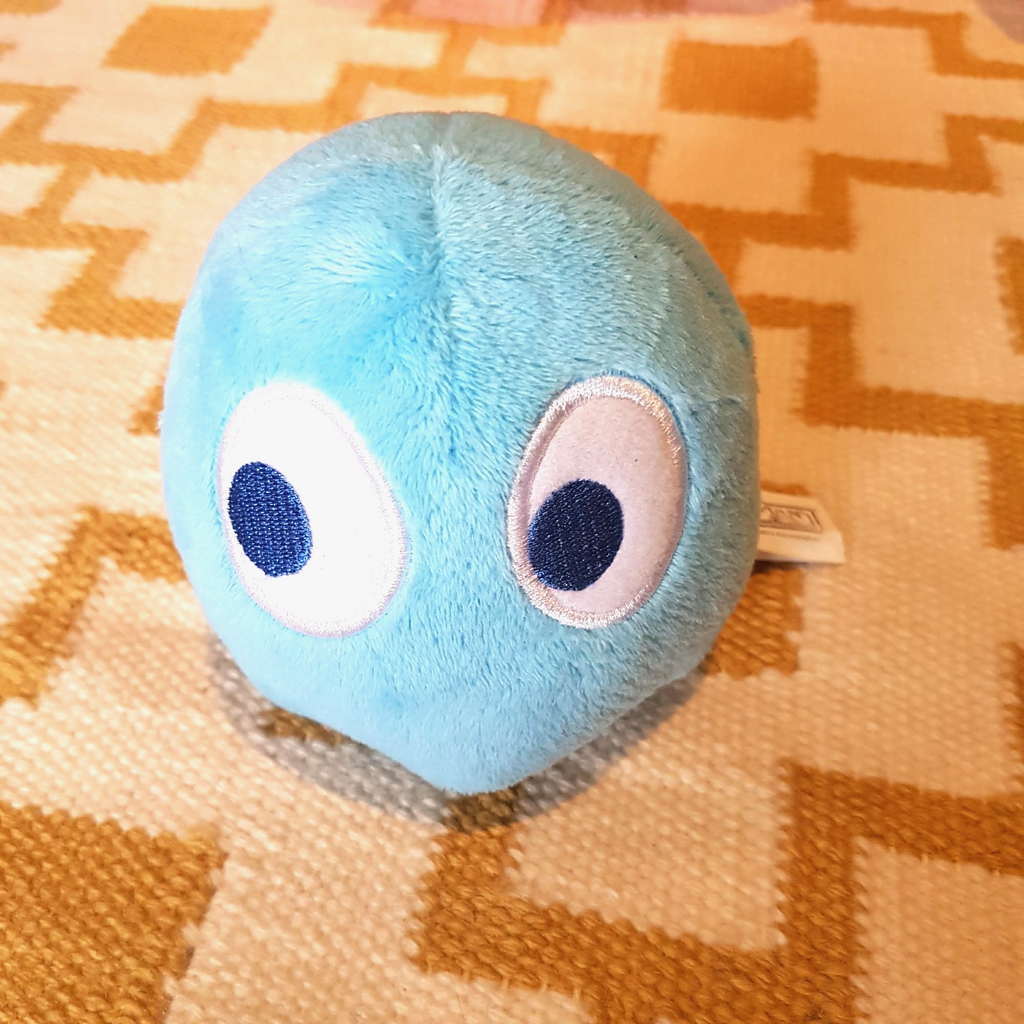 Rare 80s PACMAN CLYDE Large Plush Vintage + Pacman Reversible Ghost Soft Toy LOT10
