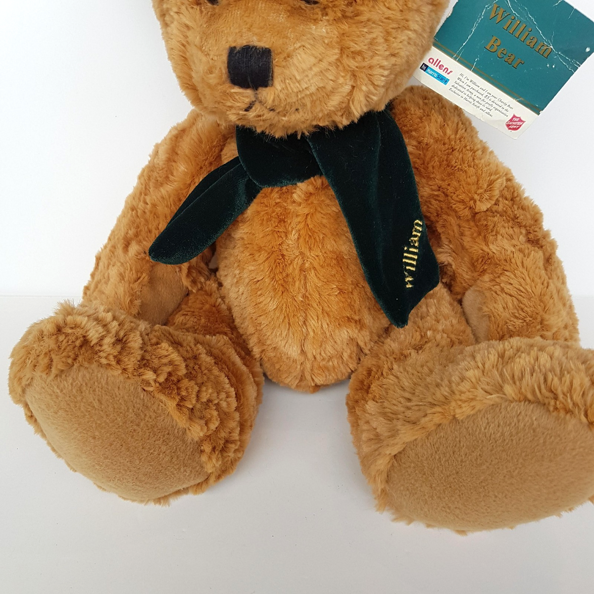 Russ Salvation Army WILLIAM TEDDY BEAR 36cm Plush Soft Toy Stuffed Animal TAGS3