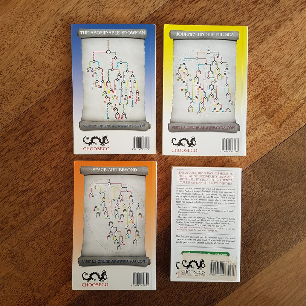 Choose Your Own Adventure BOOK BUNDLE Lot Kids Adventure Books Multiple Endings5