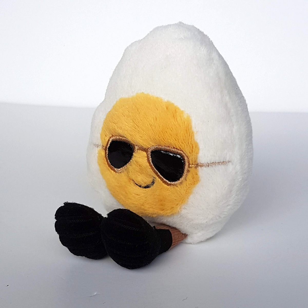 Jellycat AMUSEABLES EGG Sunglasses Plush 15cm Soft Toy Farmer Stuffed Animal0