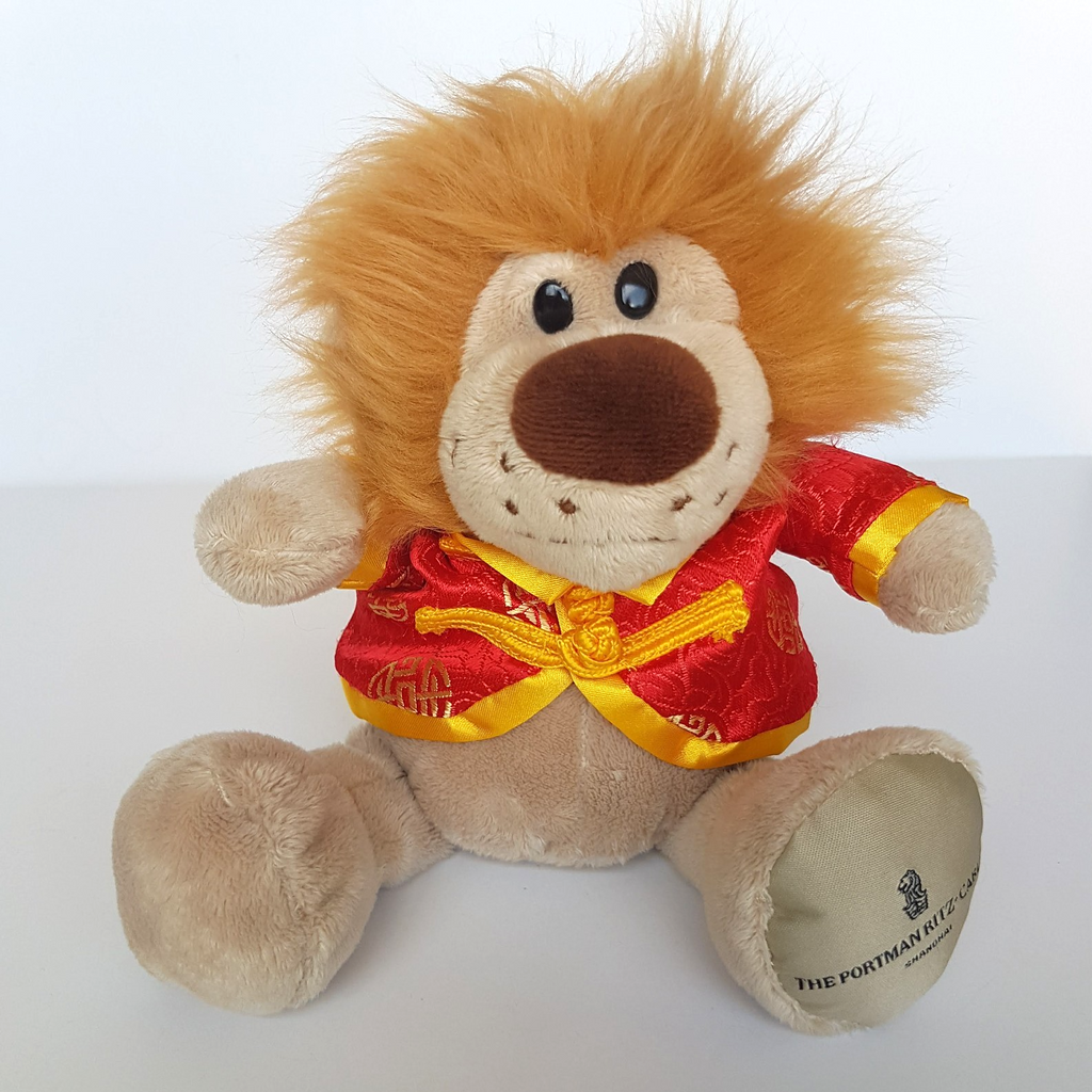 Ritz Carlton Hotel LION Plush The Portman Shanghai 23cm Soft Toy Stuffed Animal2