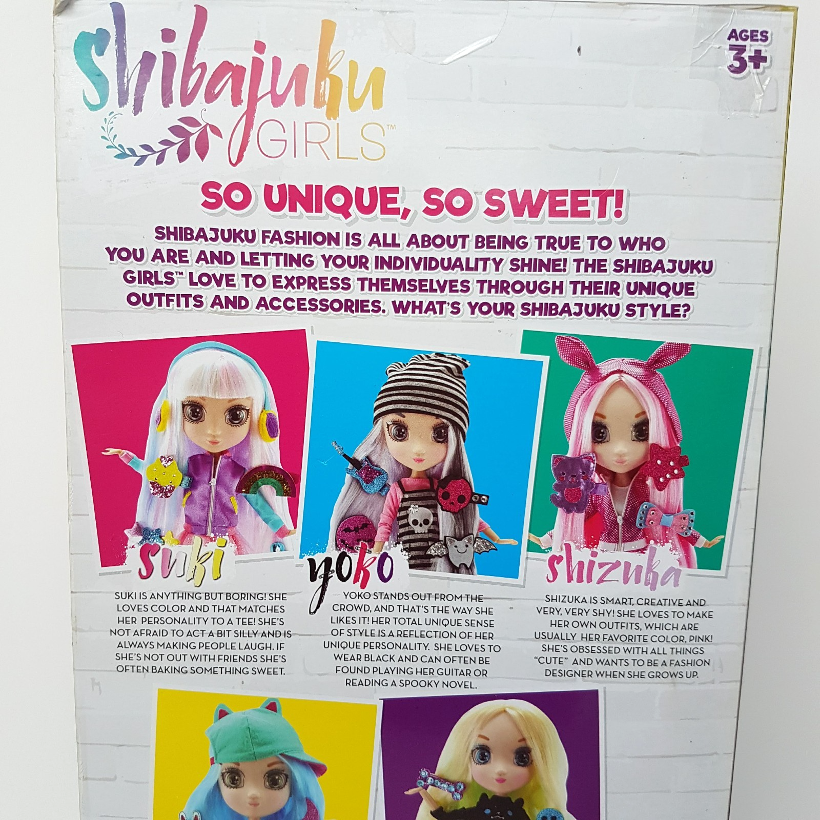 SHIBAJUKA GIRLS Doll SHIZUKA 2016 13" Retired Rare NRFB Fashion Doll Pink Toy16
