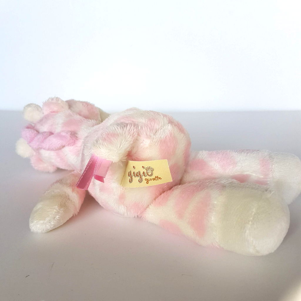 Gigio PINK GIRAFFE RATTLE Lovey Pink Plush Stuffed Animal Baby Soft Toy Cute Toy6