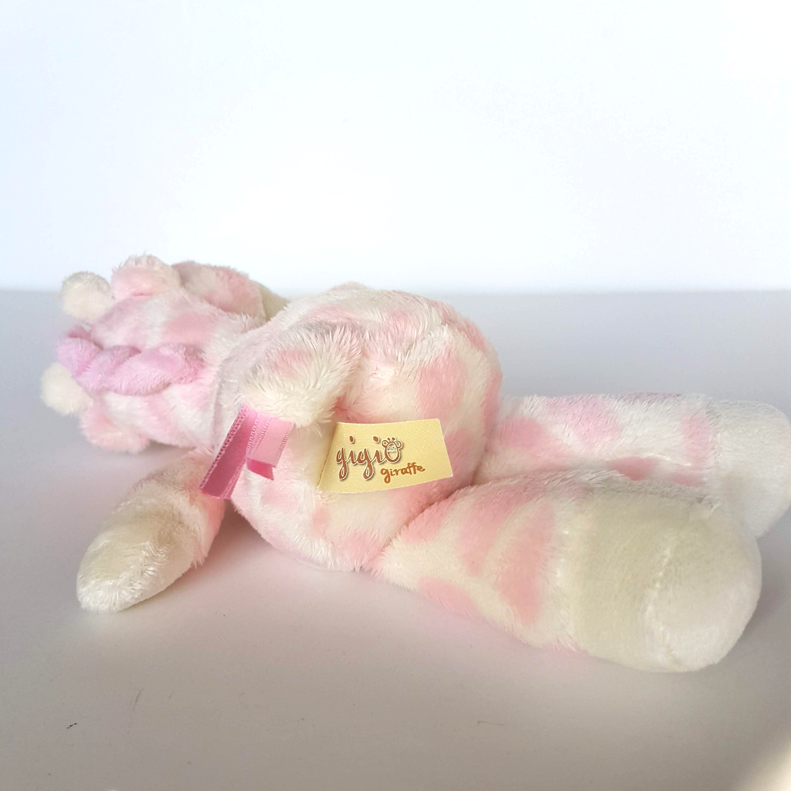 Gigio PINK GIRAFFE RATTLE Lovey Pink Plush Stuffed Animal Baby Soft Toy Cute Toy6