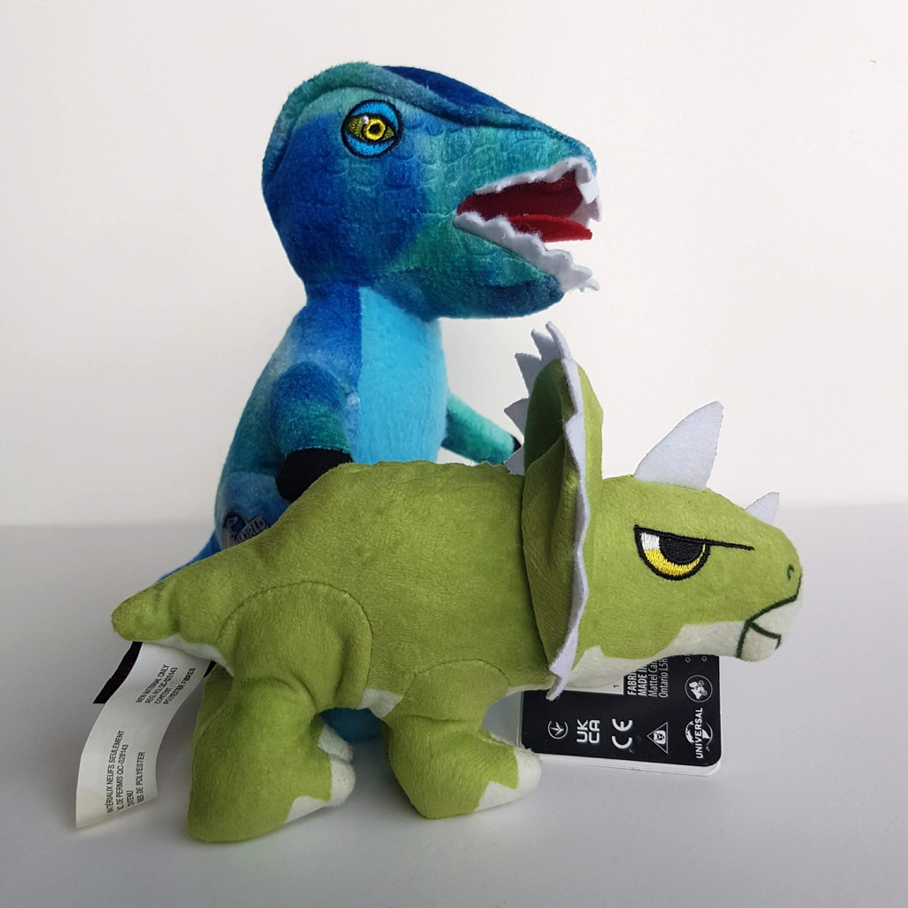 Jurassic World DINOSAUR LOT Plush Soft Plush Stuffed Animal Toy Factory Mattel3