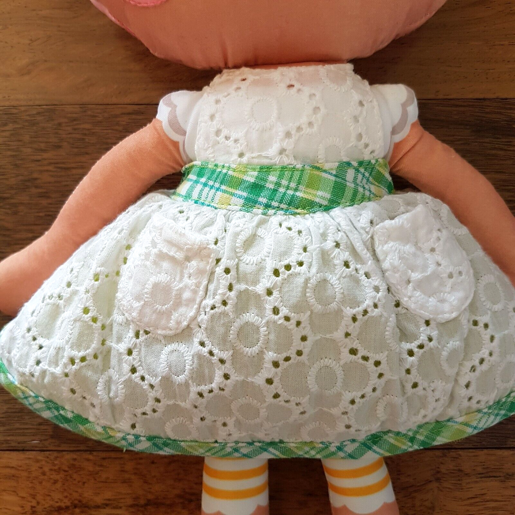 EUC Lalaloopsy BLOSSOM FLOWERPOT 18" Plush Fabric Rag Doll Lace Dress Embroidery4