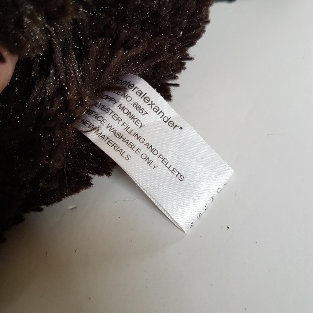 Peter Alexander MONKEY Plush Stuffed Animal 33cm Soft Toy Cute Cuddly Dark Brown4