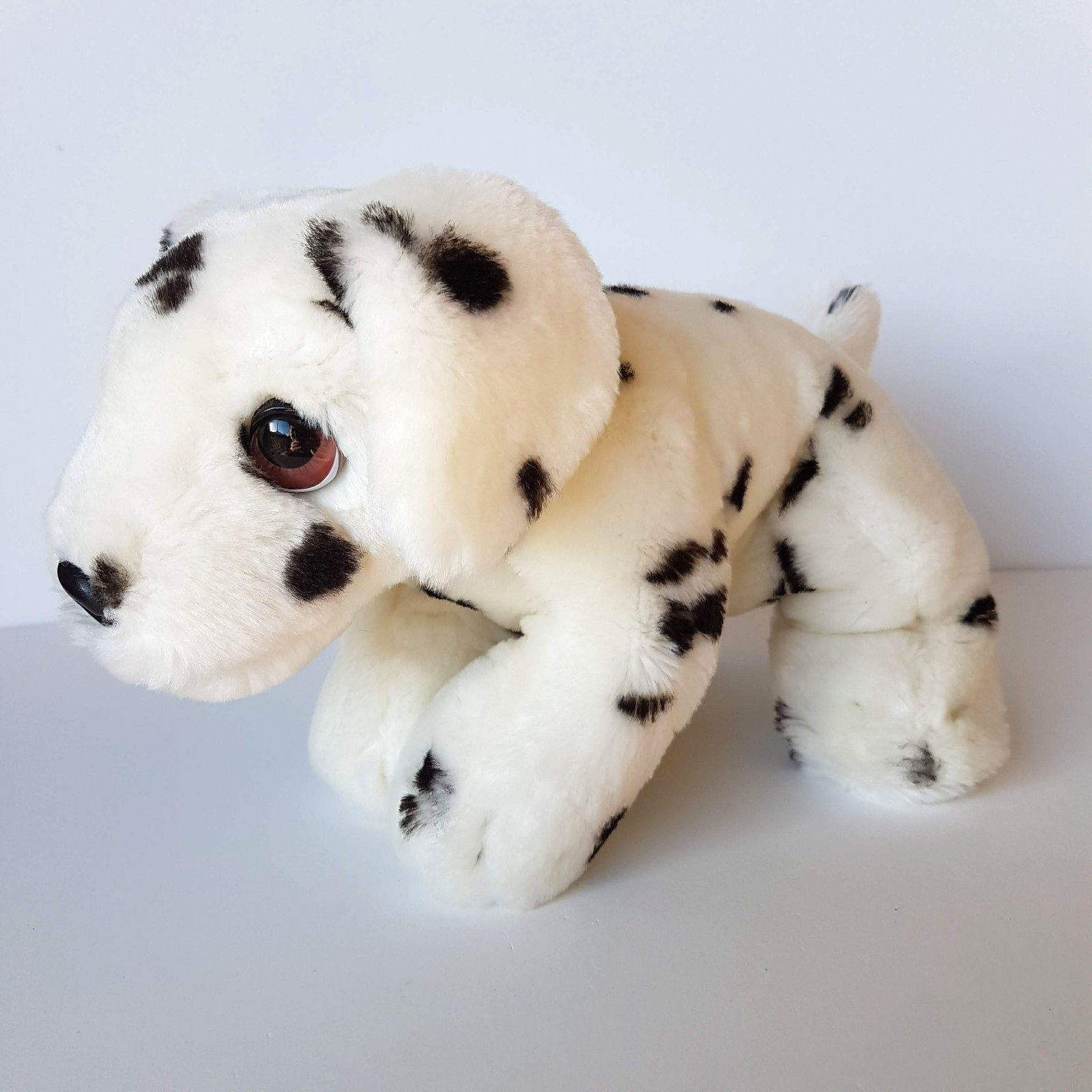 Cuddle Puppies DALMATION Dog Plush Stuffed Animal Soft Toy Weighted Beanbag Cute0