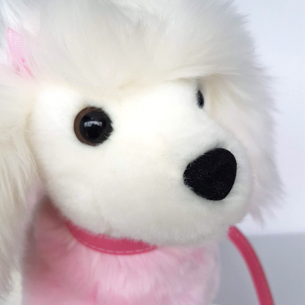 Keel POODLE DOG Plush Puppy 25cm Pet Lead TAG Leash Stuffed Animal Soft Toy Cute9
