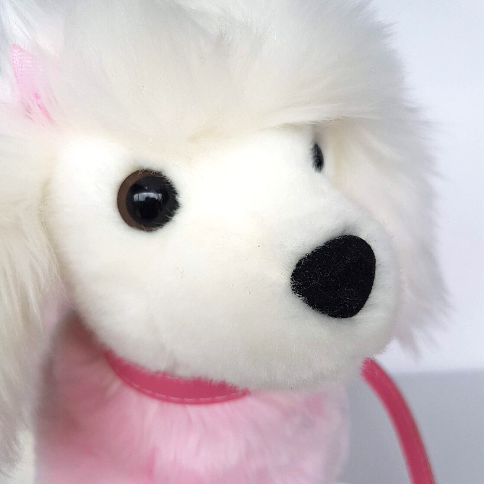 Keel POODLE DOG Plush Puppy 25cm Pet Lead TAG Leash Stuffed Animal Soft Toy Cute9
