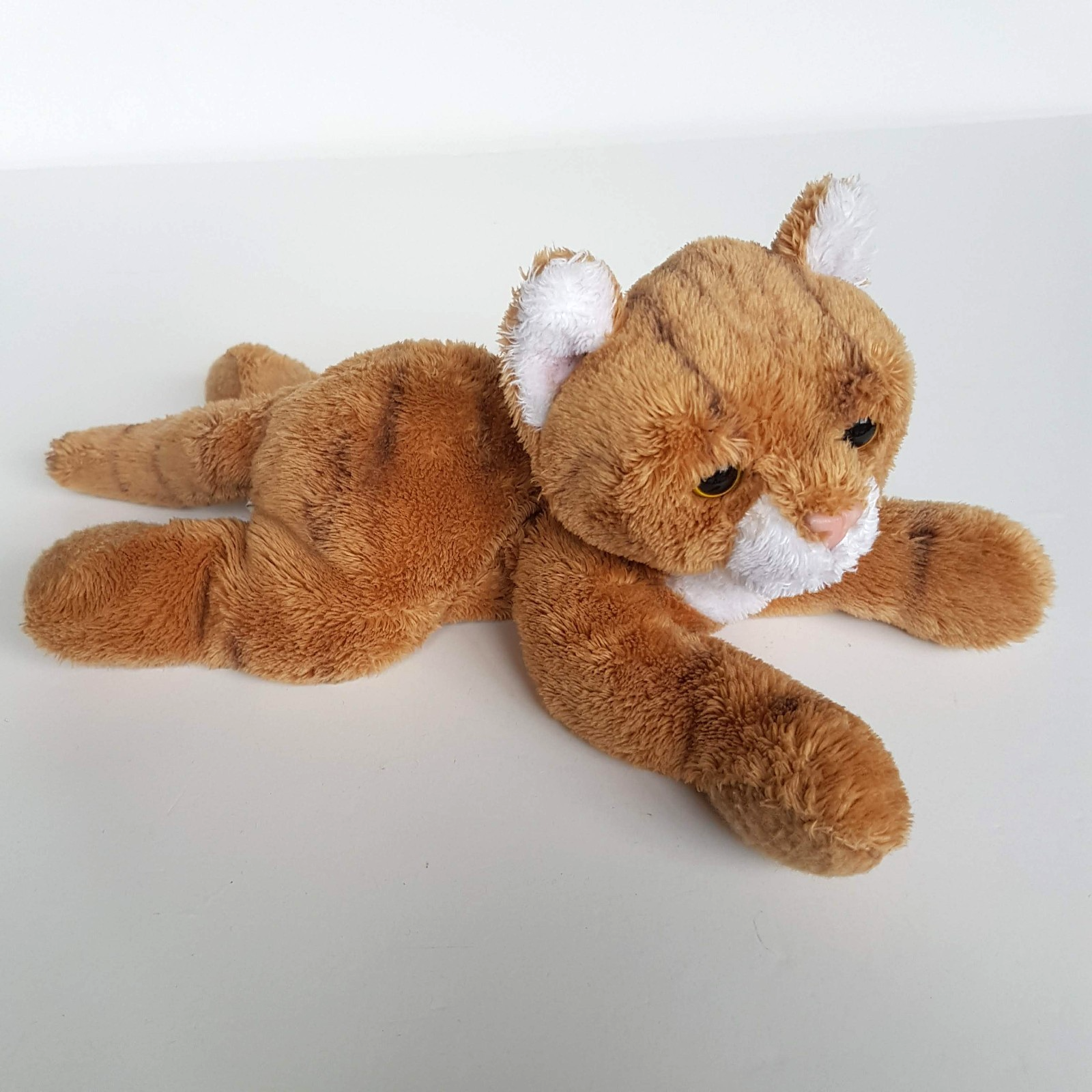 Yomiko Classics FLOPPY GINGER CAT CHRIS Stuffed Animal Soft Toy Floppy Beanbag1