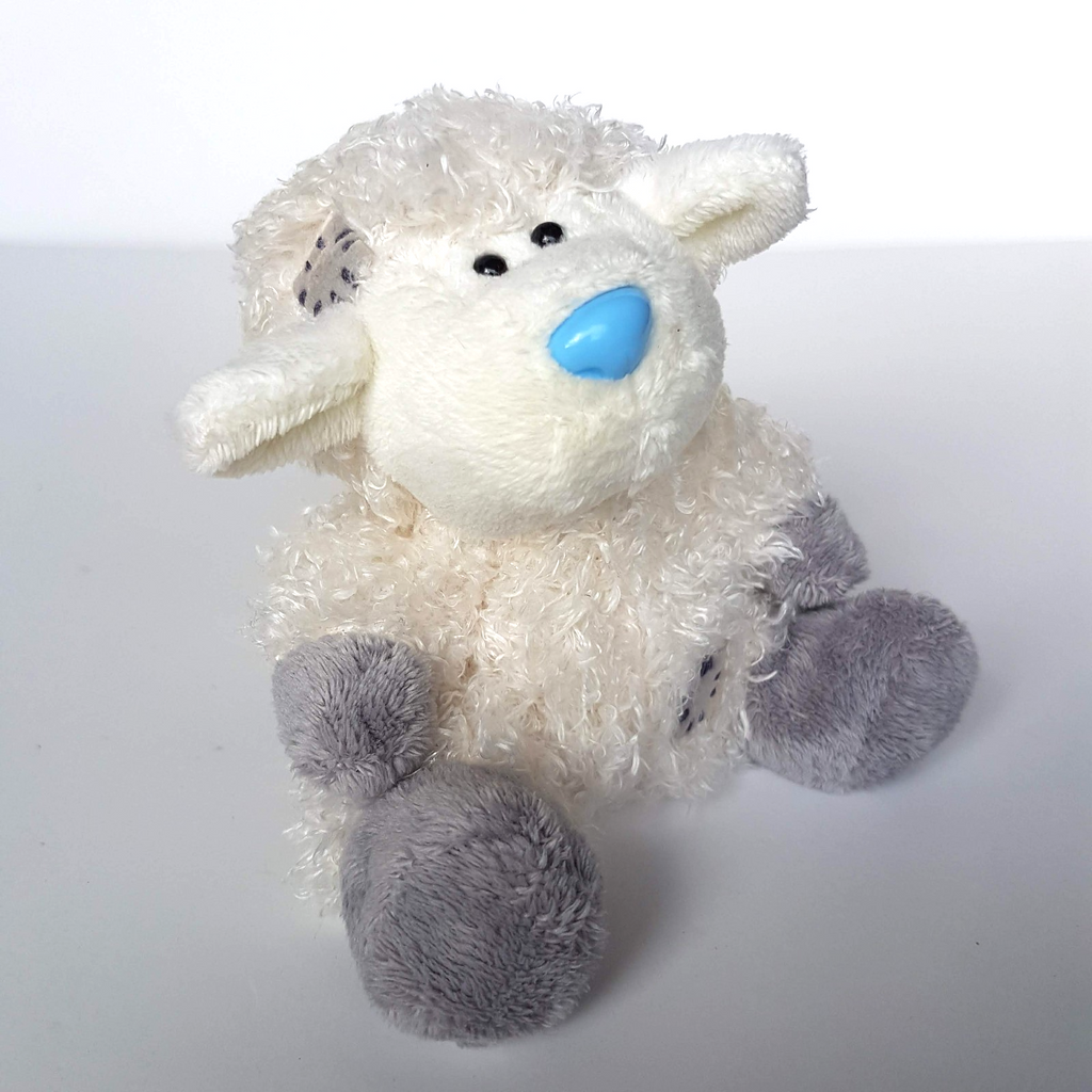 My Blue Nose Friends COTTONSOCKS LAMB #12 Plush 10cm Stuffed Animal Soft Toy5