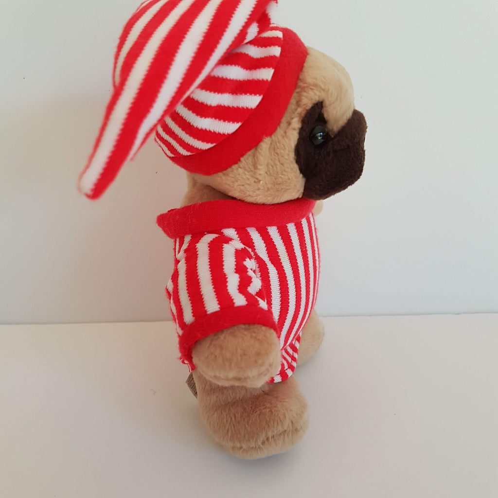 Bestever PUG PUPPY DOG Plush PYJAMAS 6” Stuffed Animal Pet Soft Toy NO SOUND7