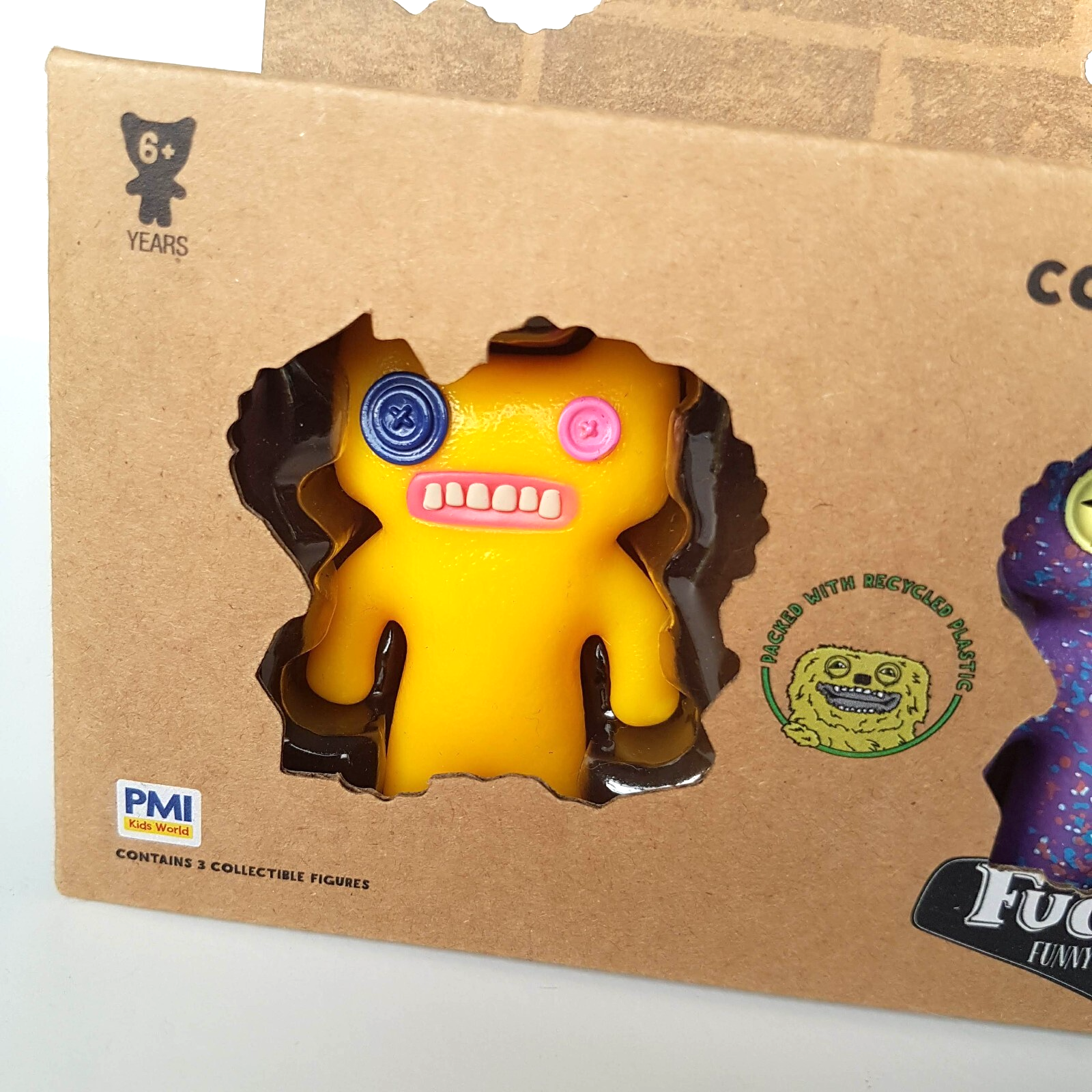 FUGGLER Ugly Monster 3 PACK COLLECTIBLE FIGURES SET Small NEW Funny Scary Toy1