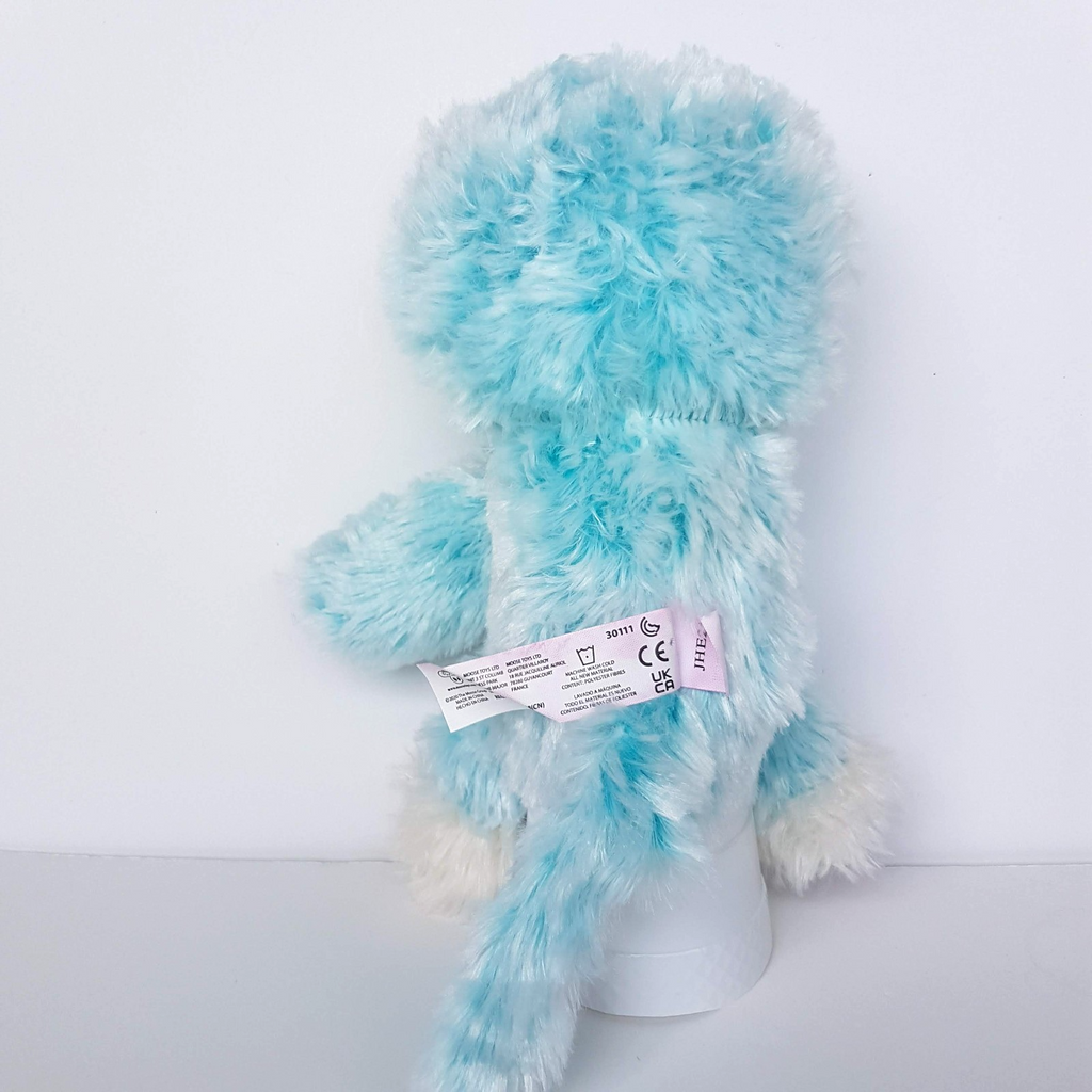 Scruff a Luvs AQUA CAT Plush 25cm Stuffed Animal Blue White Soft Toy5