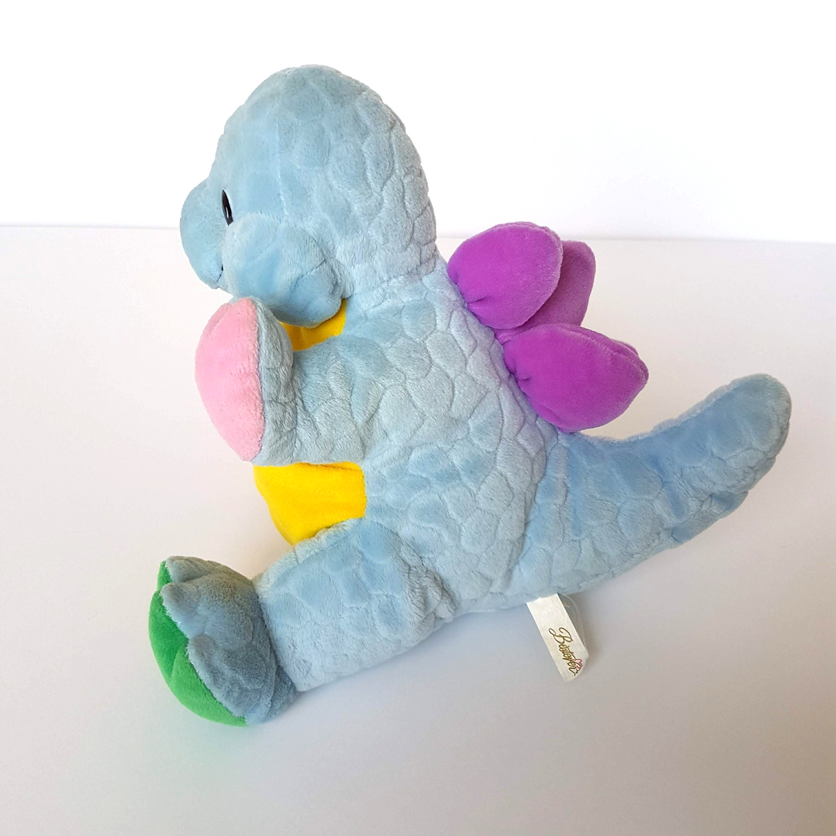 Bestever DINOSAUR Rattle Squeaker Plush 24cm Colourful Stuffed Animal Soft Toy1