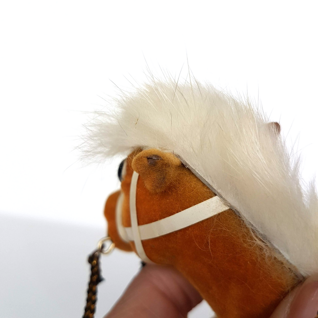 Vintage THELWELL'S HORSE KIPPER Pony Toy RARE Flocked Pony Figure Hong Kong19