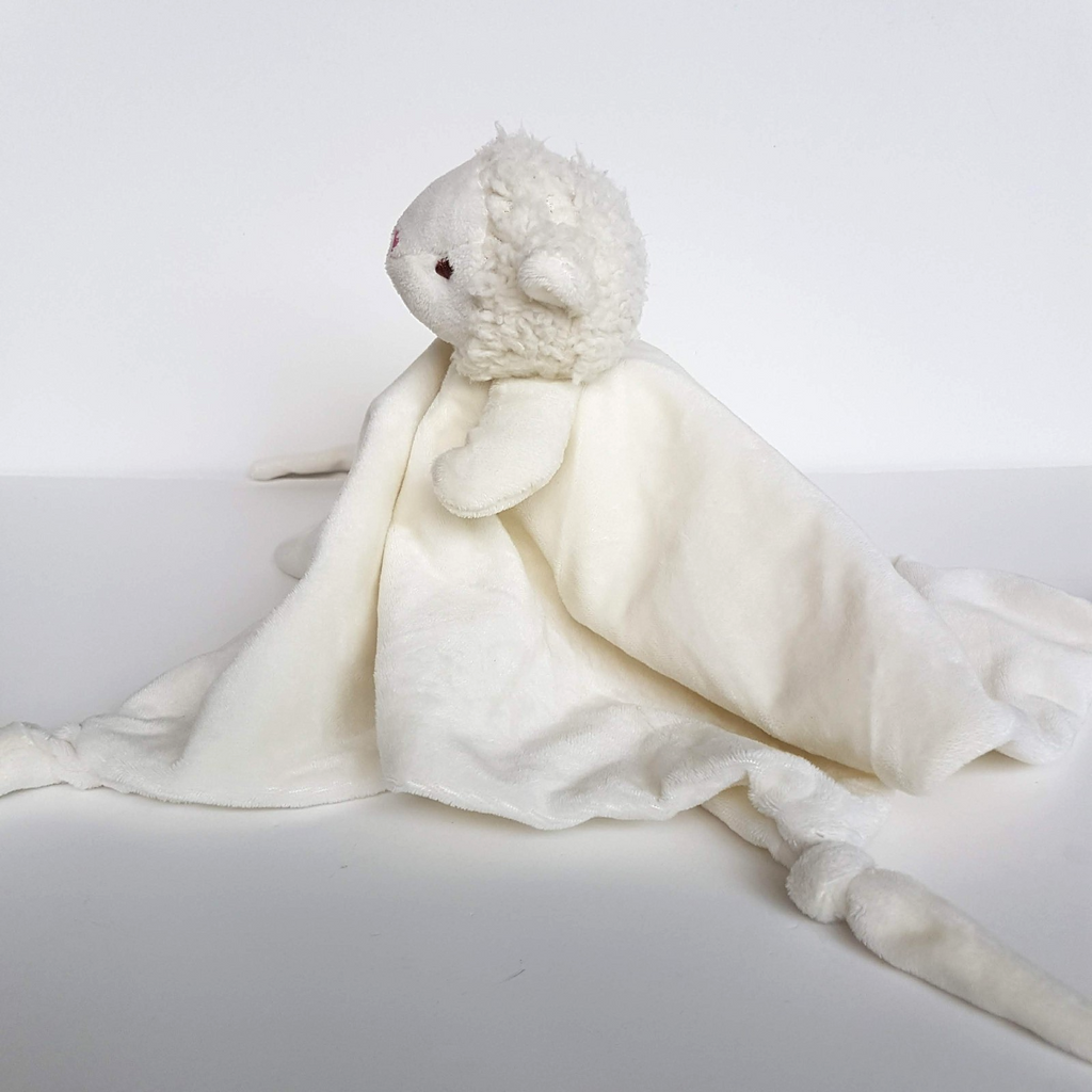 Crevent Oeko Tex LAMB Lovey Plush Security Blanket Comforter Sleep Soft Toy Cute4