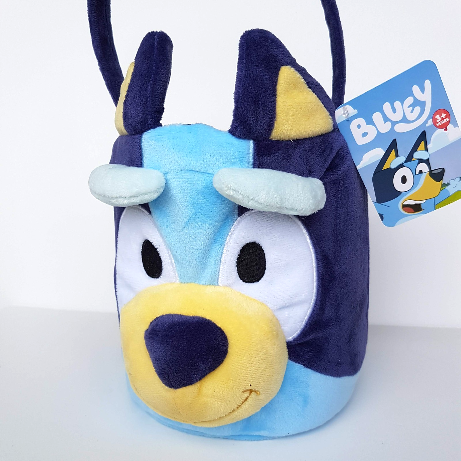 Bluey Plush EASTER BASKET Tags Egg Hunt Basket Dog Stuffed Animal Soft Toy Kid1