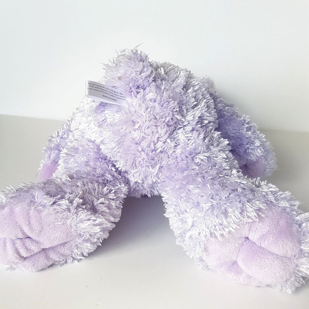 Korimco PURPLE LAVENDER TEDDY BEAR 32cm Plush Soft Toy Stuffed Animal Floppy10