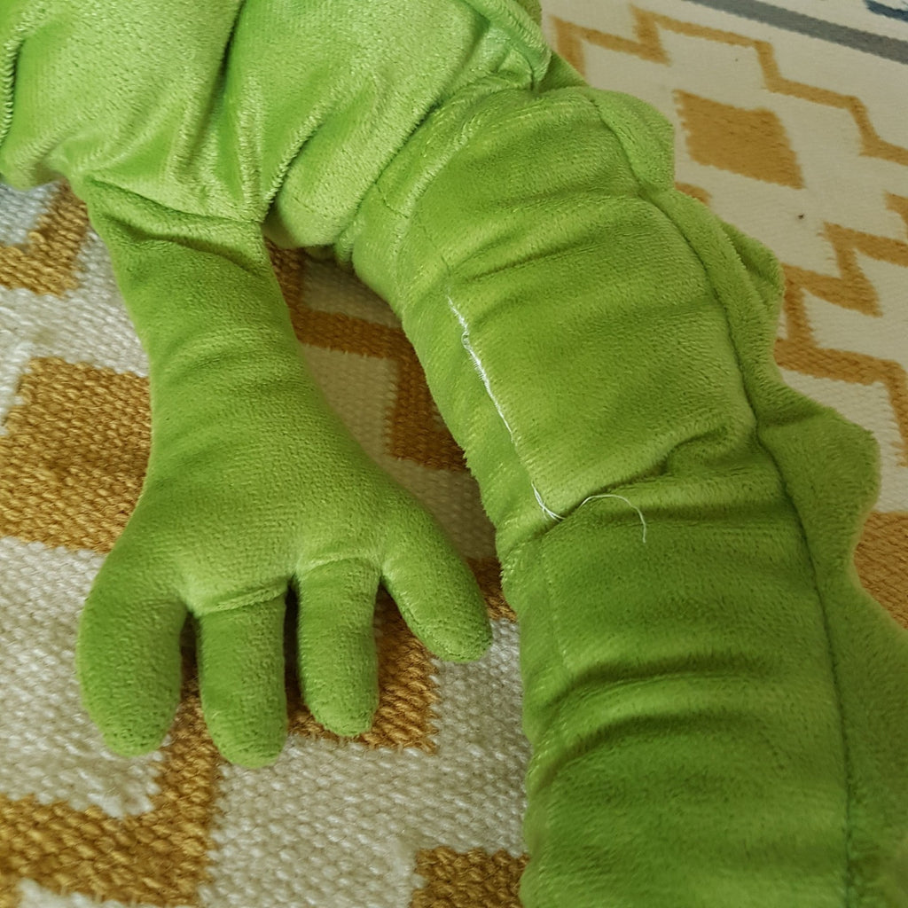 Ikea LARGE CROCODILE 167cm long Alligator Plush Green Soft Toy Stuffed Animal4