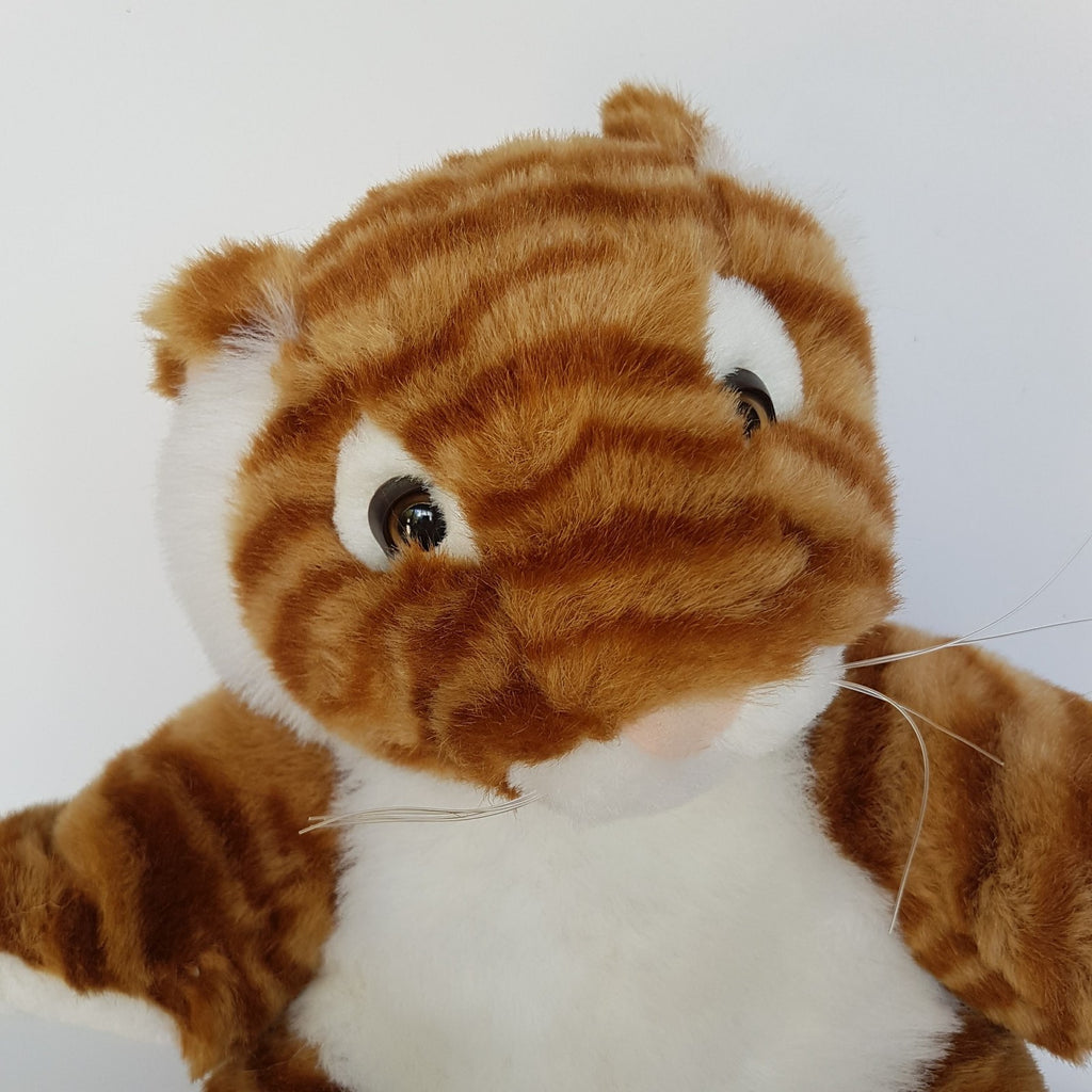 RARE Playful Plush TIGER Wild Cat Soft Toy 28cm Stuffed Animal Zoo Safari Plush4