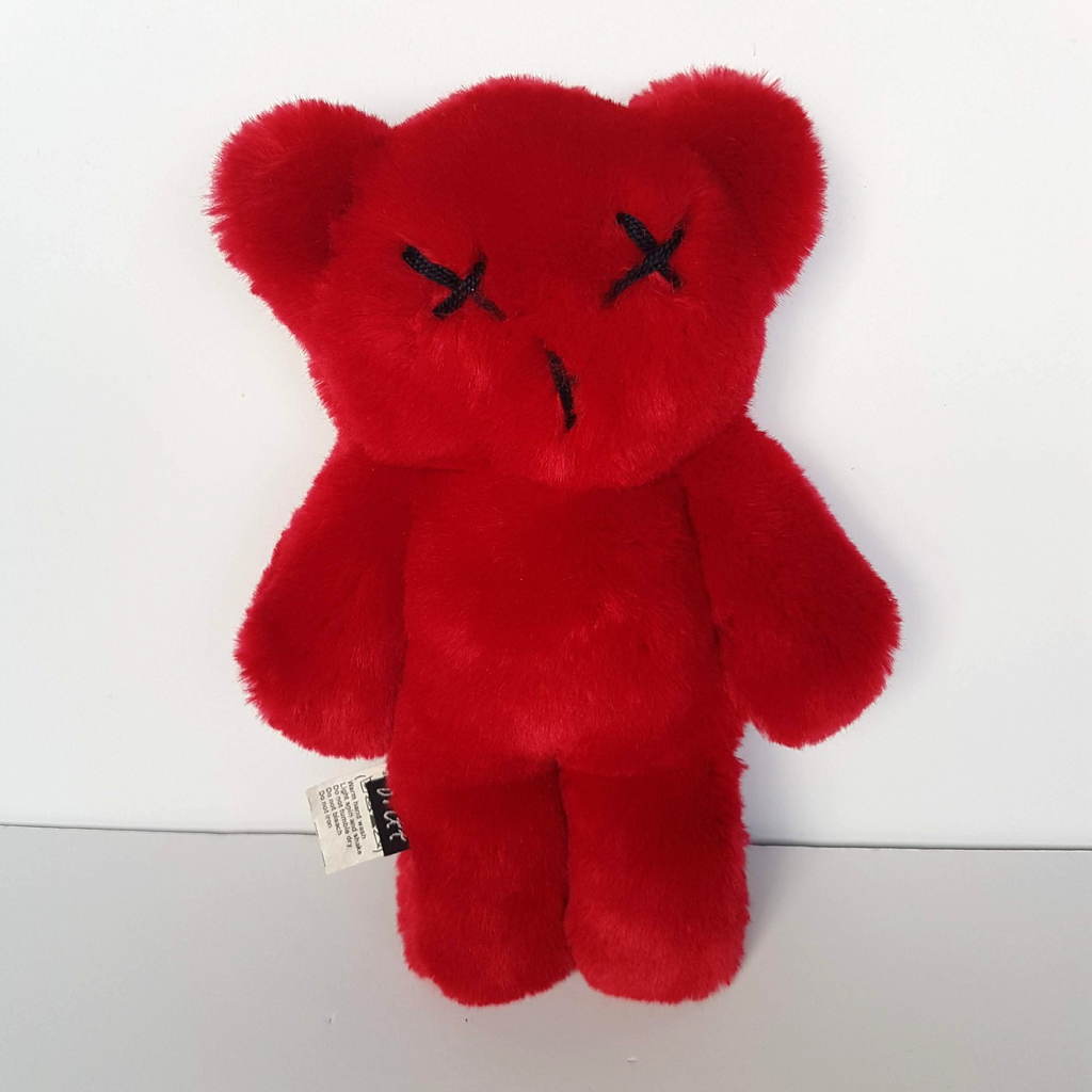 Britt Bear RED FLAT BEAR Teddy Plush 24cm Stuffed Animal Soft Toy Cuddly Sleep1