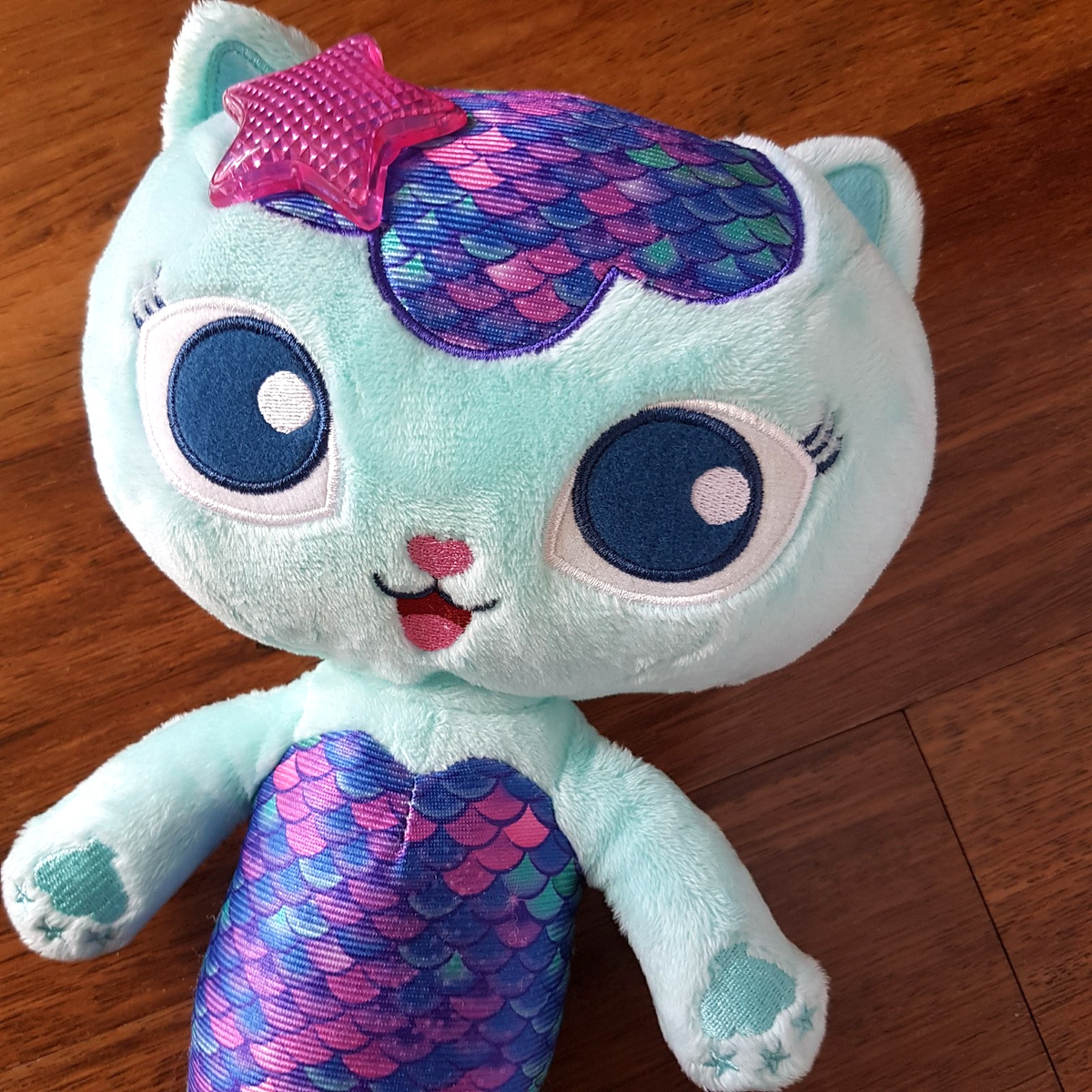Gabby's Dollhouse TALKING MERCAT Plush 35cm Light Sound Stuffed Animal Soft Toy1