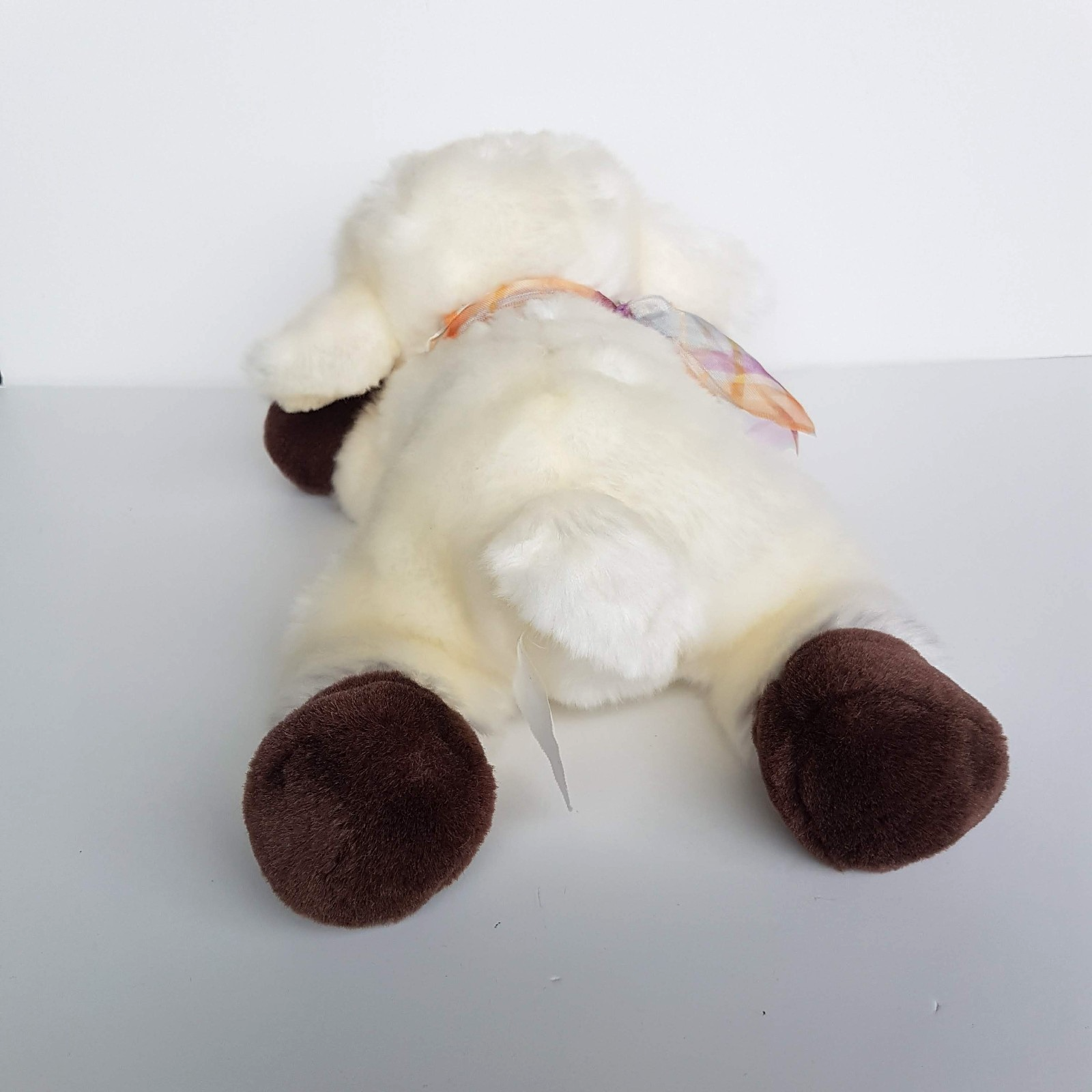 Adorable FLOPPY LAMB SLEEPY SHEEP Plush 30cm Stuffed Animal Laying Soft Toy Cute3