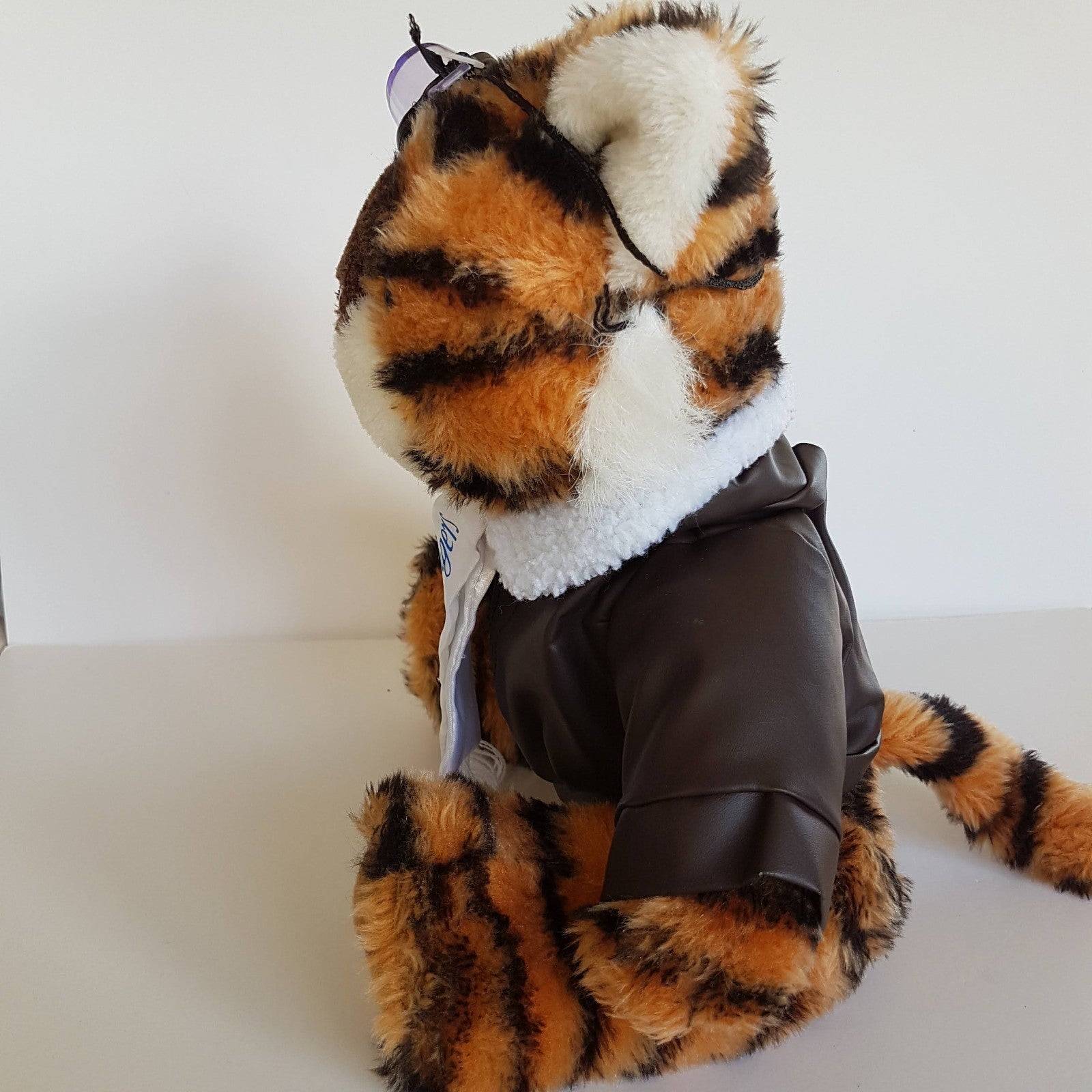 Rare Vintage FLYING TIGERS Aviation Squadron Pilot Plush Stuffed Animal Soft Toy14
