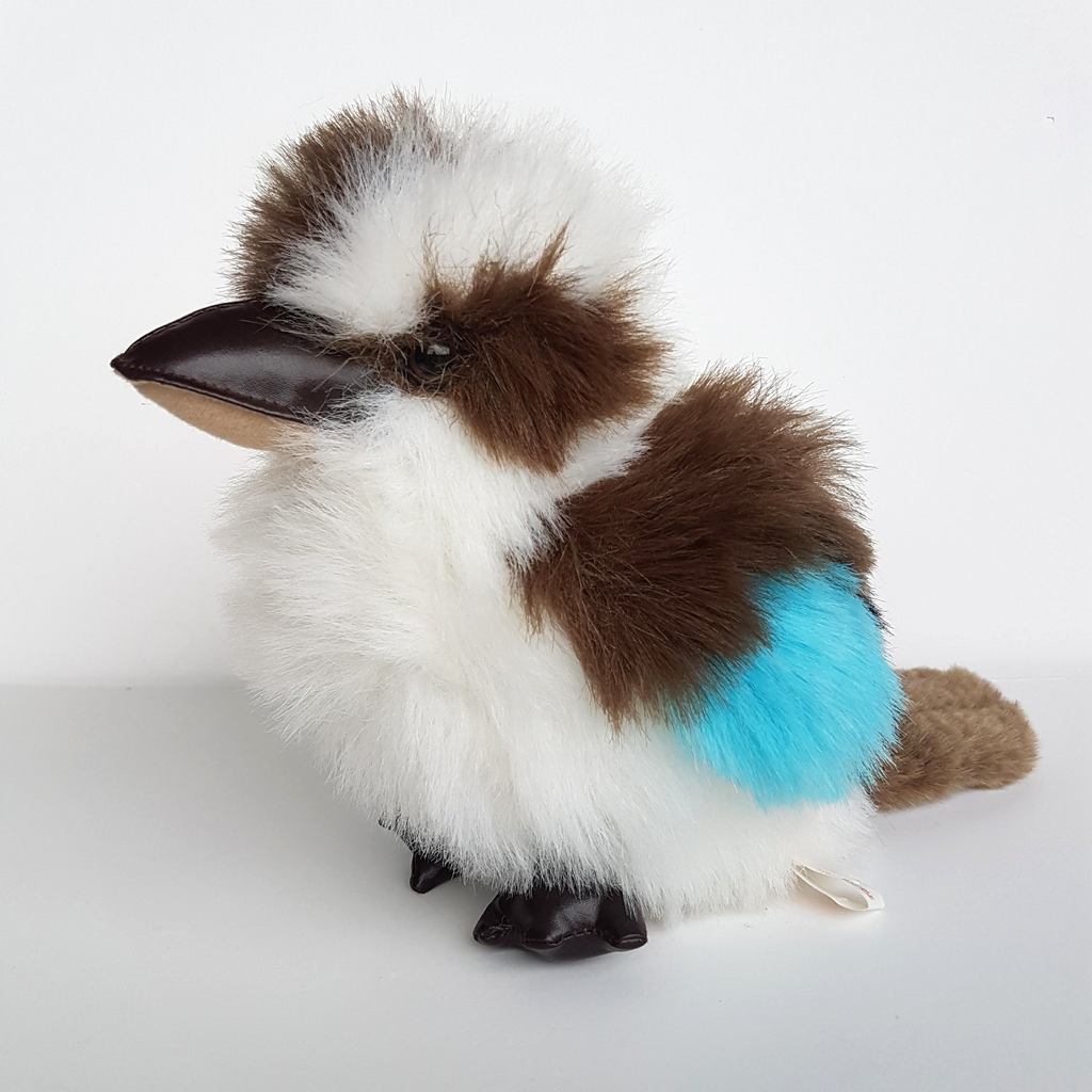 Harwil KOOKABURRA Plush Australian Bird NO SOUND Soft Toy 20cm Stuffed Animal0