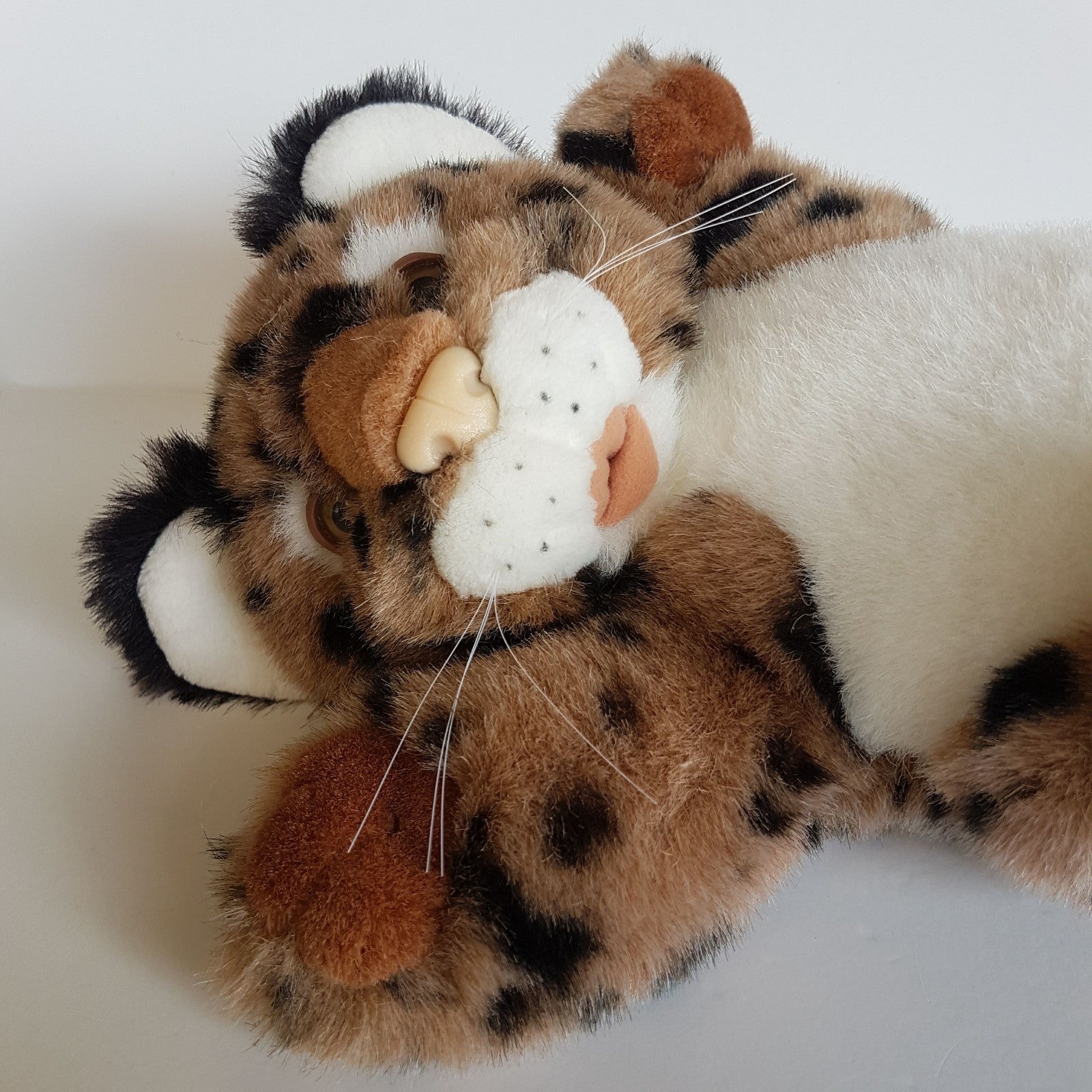 RARE Vintage CHEETAH LEOPARD WILD CAT CUB Plush Soft Toy Stuffed Animal Jungle5