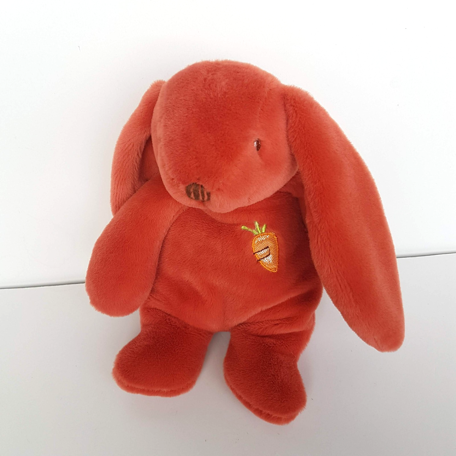 Teddy Time CORAL BUNNY RABBIT Super Plush 21cm Stuffed Animal Soft Toy Carrot2