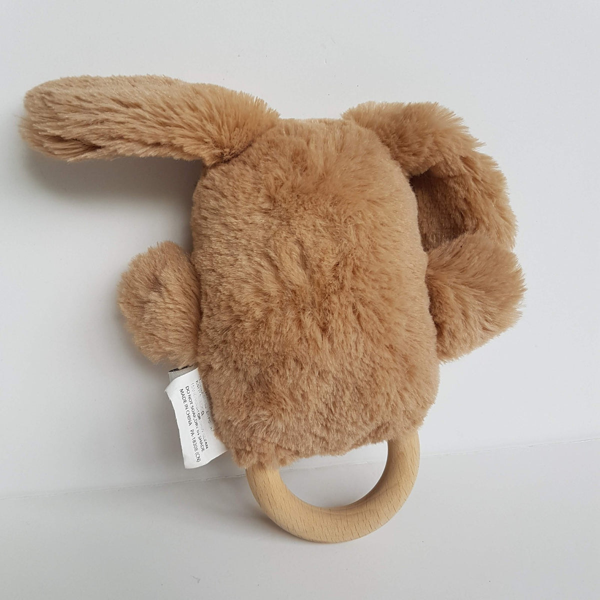 OB Designs DAVE DOG Baby Lovey Rattle 17cm Comforter Activity Toy Plush Soft Toy4