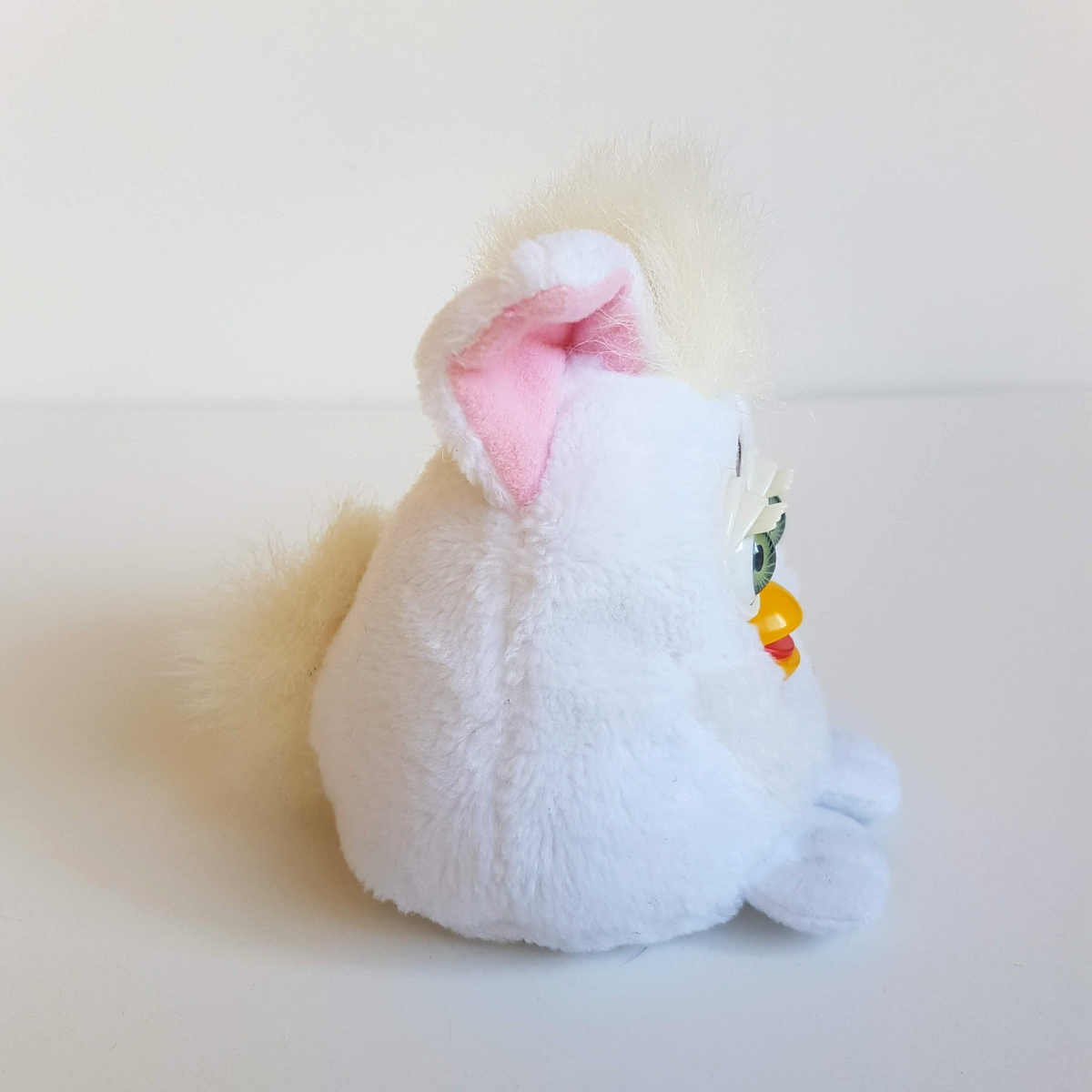 Vintage FURBY BUDDIES Plush Bean Bag Soft Toy Tiger 1999 Stuffed Animal 12cm2